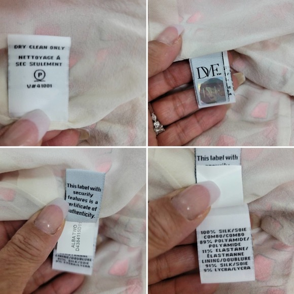 DIANE VON FURSTENBERG 100% SILK ROUGE SLEEVELESS CORAL ALBA TWO SILK DRE… - Picture 9 of 12